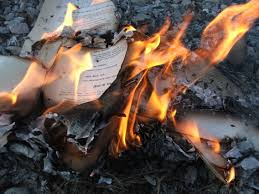 Burning Paper