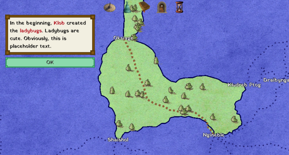 The Amaranth Saga 2D world map