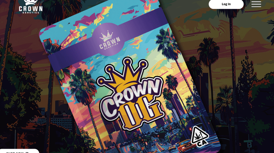 crown weed delivery platform by recursive studio